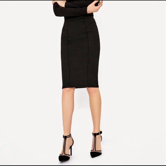 Zara Vinyl Black High Heel Court Shoes Size 6.5 - Picture 3 of 10